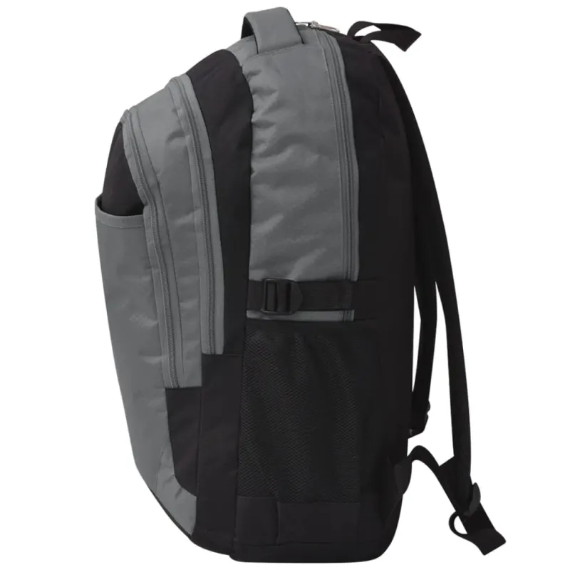 Mokyklinė kuprinė, 40 l, juoda ir pilka