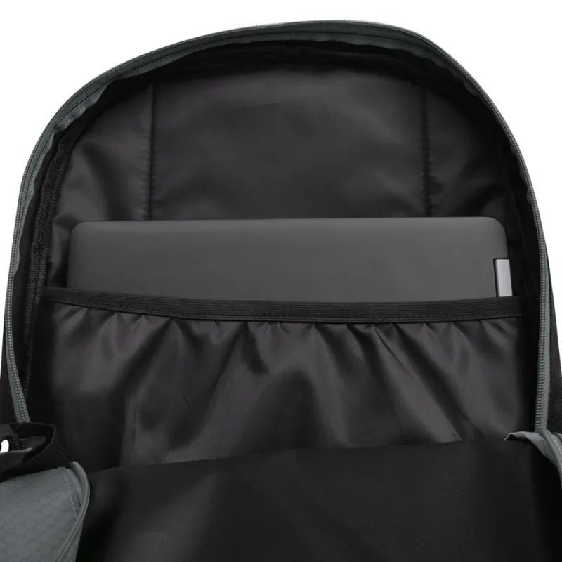 Mokyklinė kuprinė, 40 l, juoda ir pilka