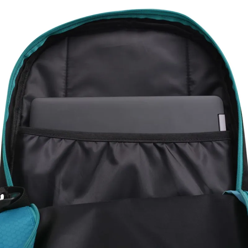 Mokyklinė kuprinė, 40 l, juoda ir mėlyna