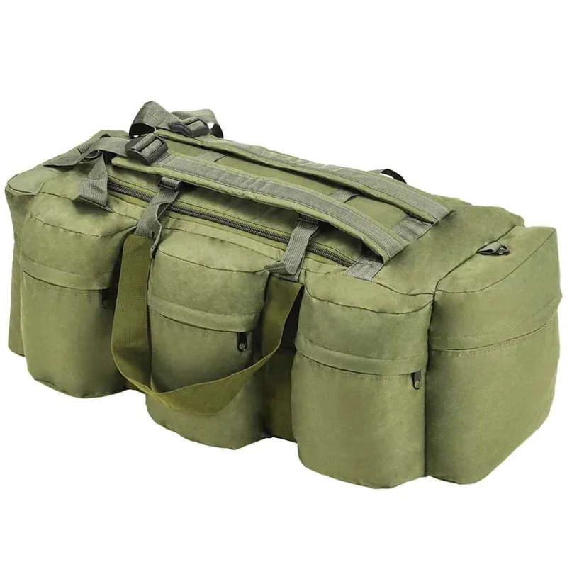 3-1 Militaristinio stiliaus daiktų krepšys, žalias, 45l