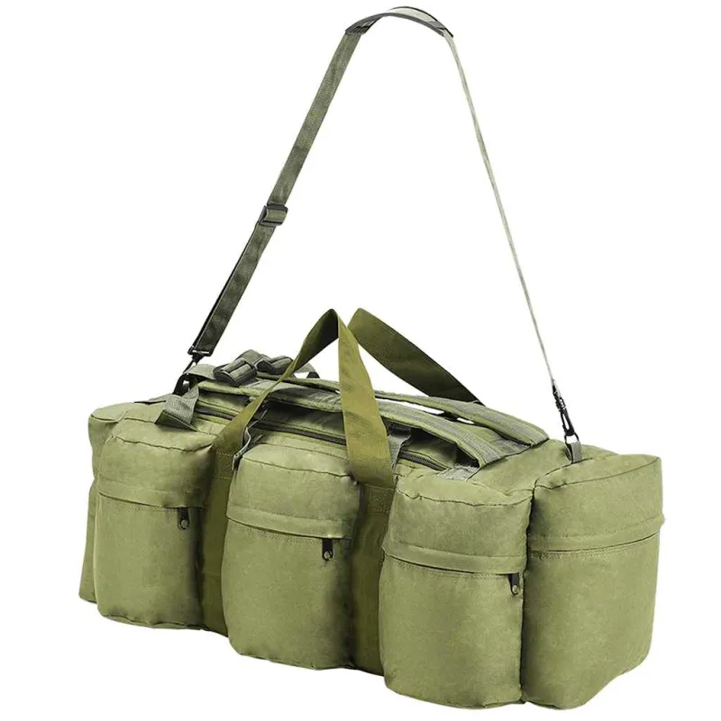 3-1 Militaristinio stiliaus daiktų krepšys, žalias, 45l