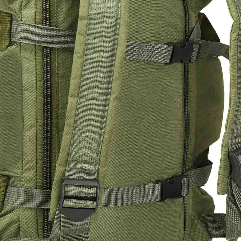 3-1 Militaristinio stiliaus daiktų krepšys, žalias, 45l