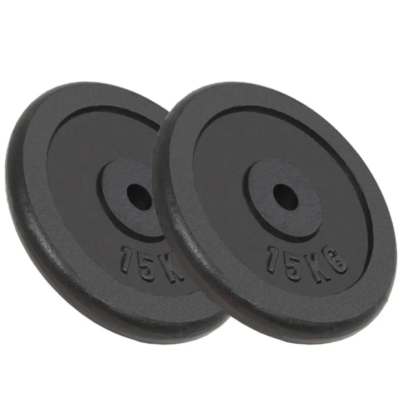 Svoriai, 2vnt., 2x15kg, ketus
