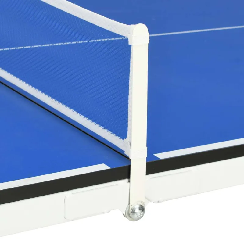 1,5 m stalo teniso stalas su tinklu, 152x76x66 cm, mėlynas