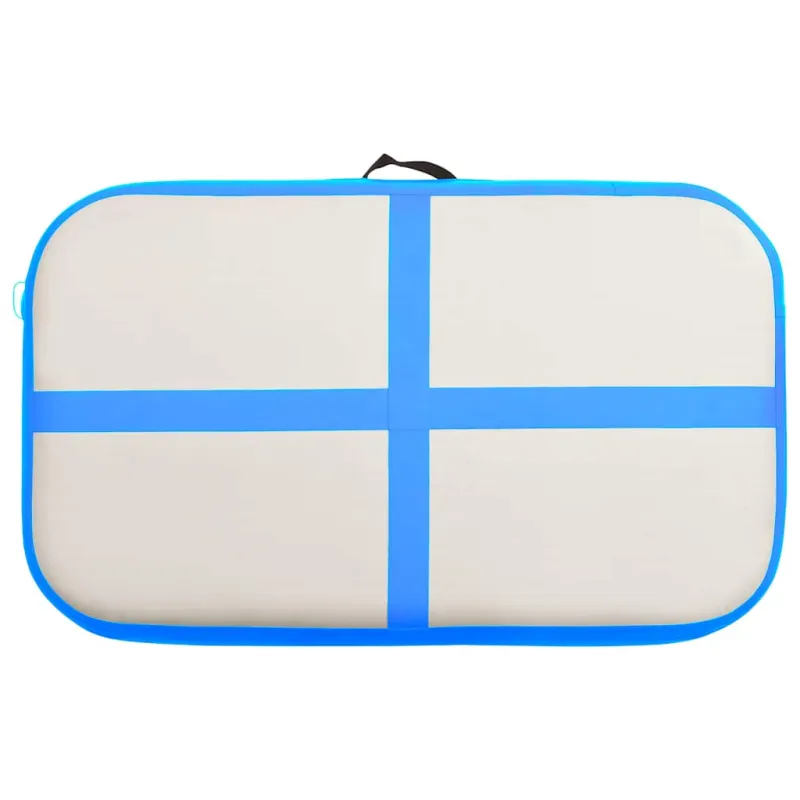 Pripučiamas gimnastikos kilimėlis, mėlynas, 60x100x15cm, PVC