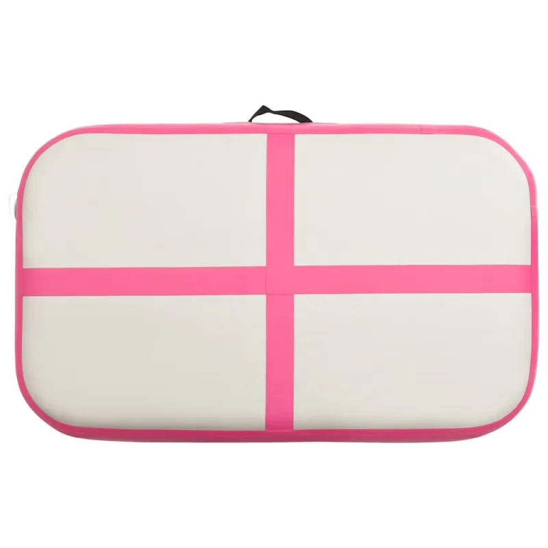 Pripučiamas gimnastikos kilimėlis, rožinis, 60x100x20cm, PVC