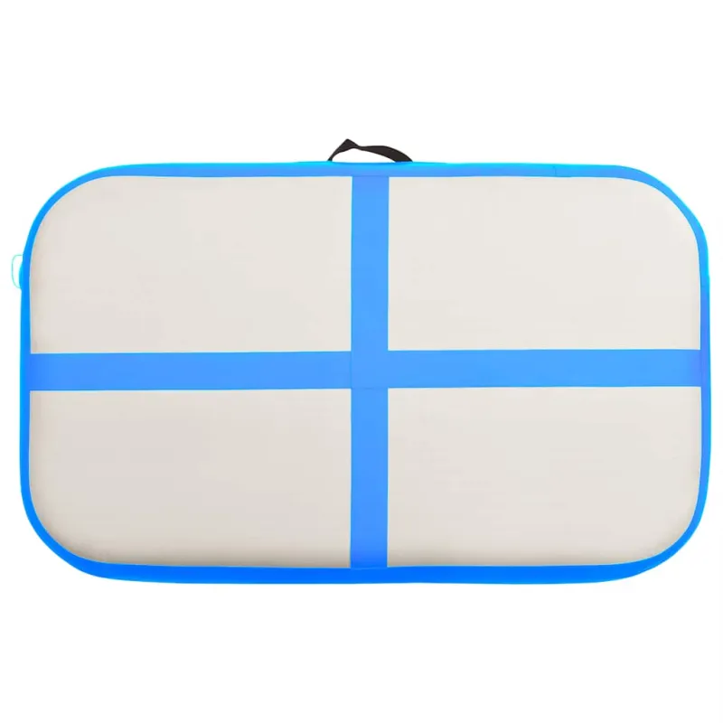 Pripučiamas gimnastikos kilimėlis, mėlynas, 60x100x20cm, PVC