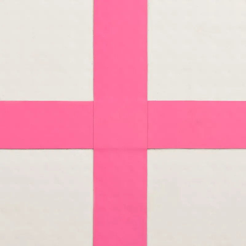 Pripučiamas gimnastikos kilimėlis, rožinis, 300x100x15cm, PVC