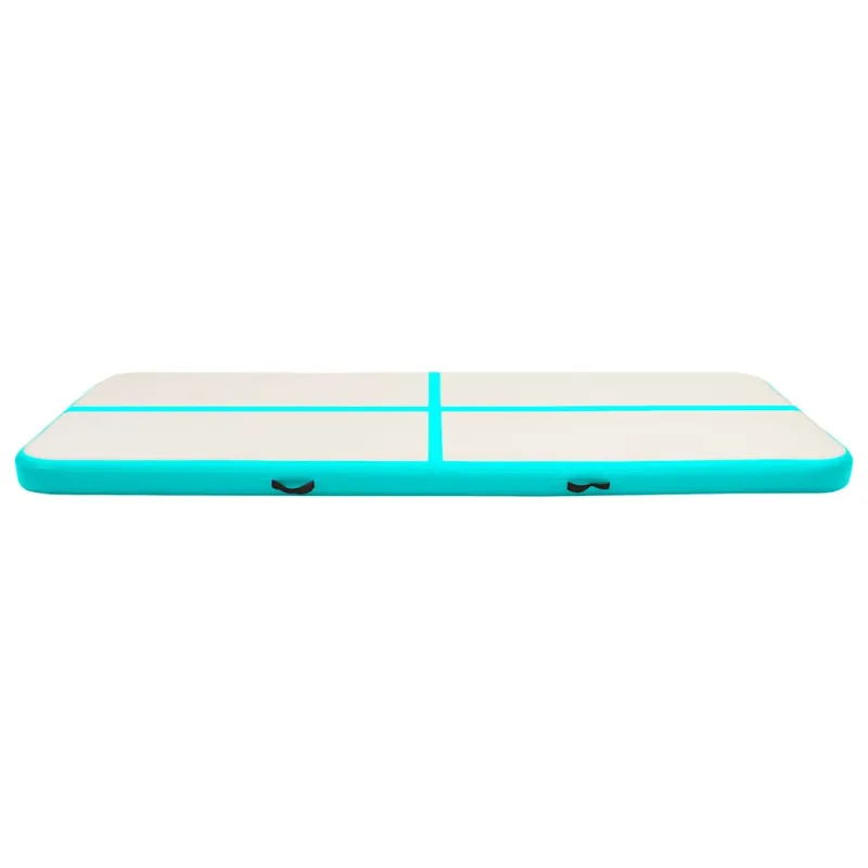 Pripučiamas gimnastikos kilimėlis, žalias, 300x100x15cm, PVC