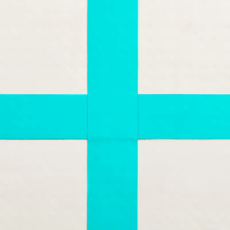 Pripučiamas gimnastikos kilimėlis, žalias, 600x100x15cm, PVC