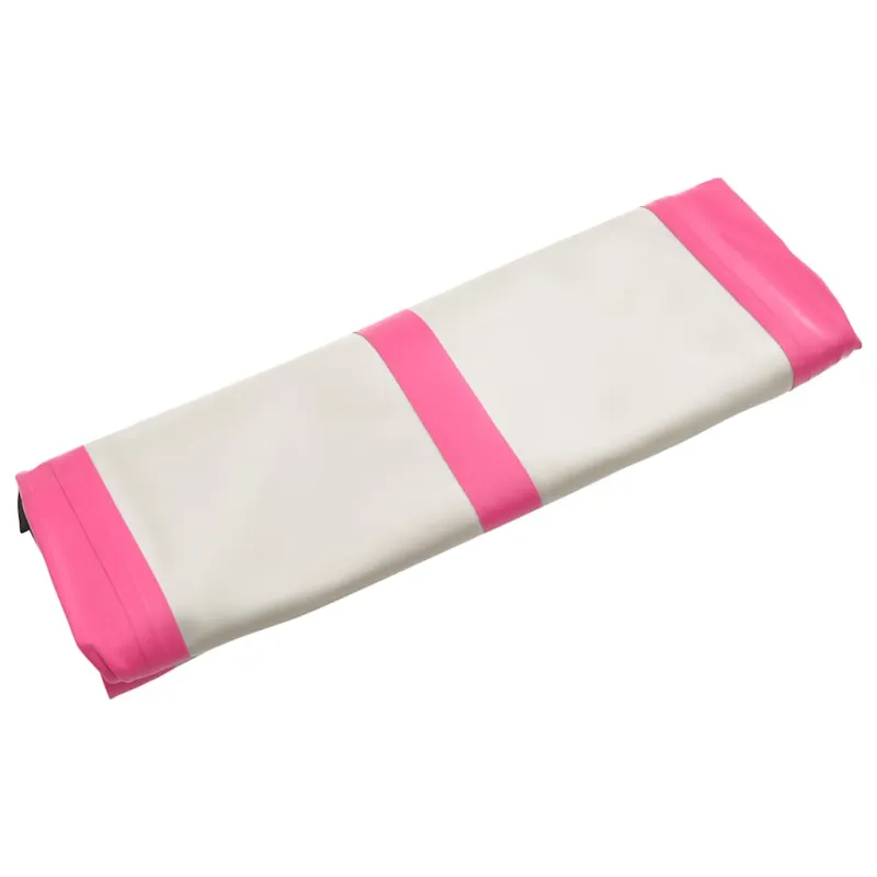Pripučiamas gimnastikos kilimėlis, rožinis, 700x100x15cm, PVC