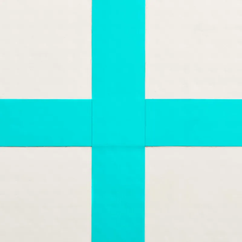 Pripučiamas gimnastikos kilimėlis, žalias, 800x100x15cm, PVC