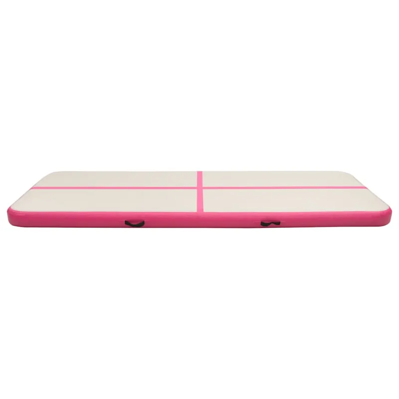Pripučiamas gimnastikos kilimėlis, rožinis, 300x100x20cm, PVC
