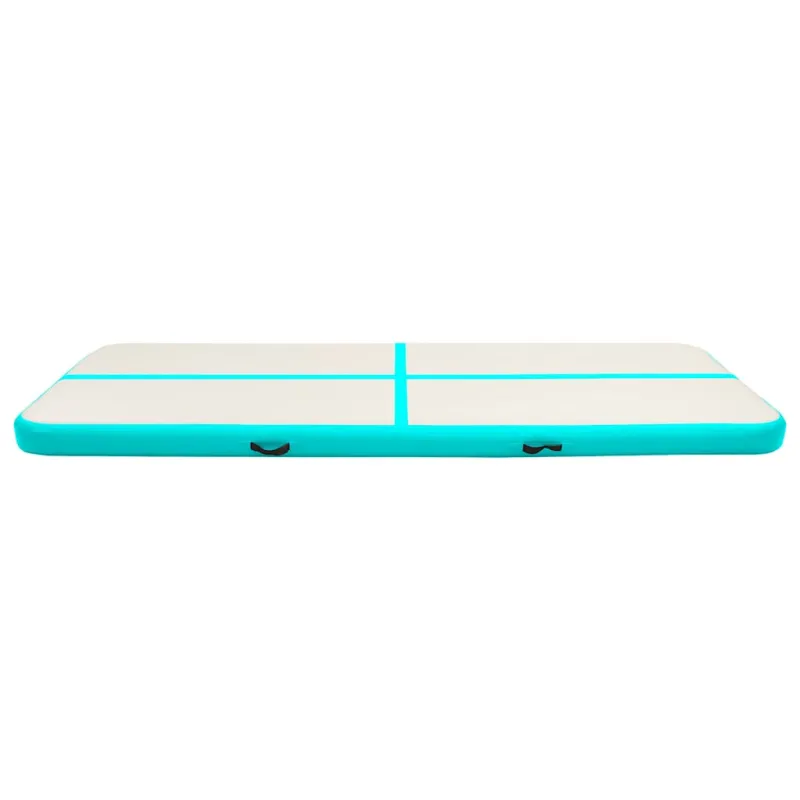 Pripučiamas gimnastikos kilimėlis, žalias, 300x100x20cm, PVC
