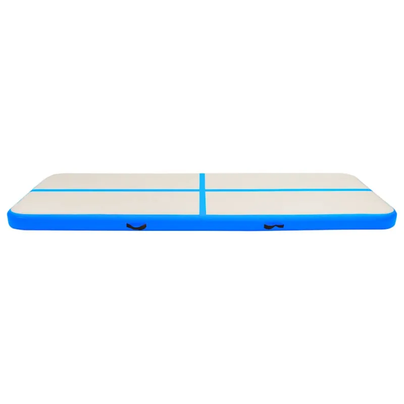 Pripučiamas gimnastikos kilimėlis, mėlynas, 400x100x20cm, PVC
