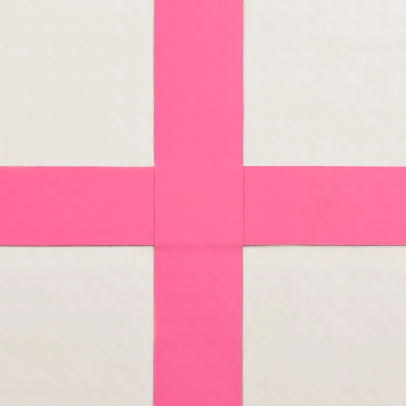 Pripučiamas gimnastikos kilimėlis, rožinis, 500x100x20cm, PVC