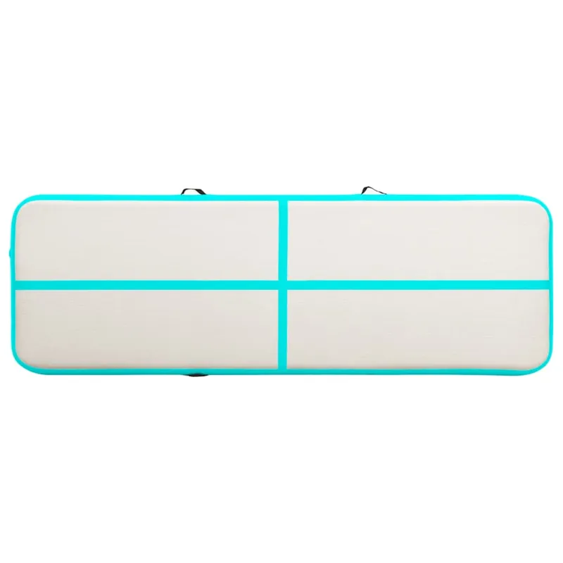 Pripučiamas gimnastikos kilimėlis, žalias, 500x100x20cm, PVC