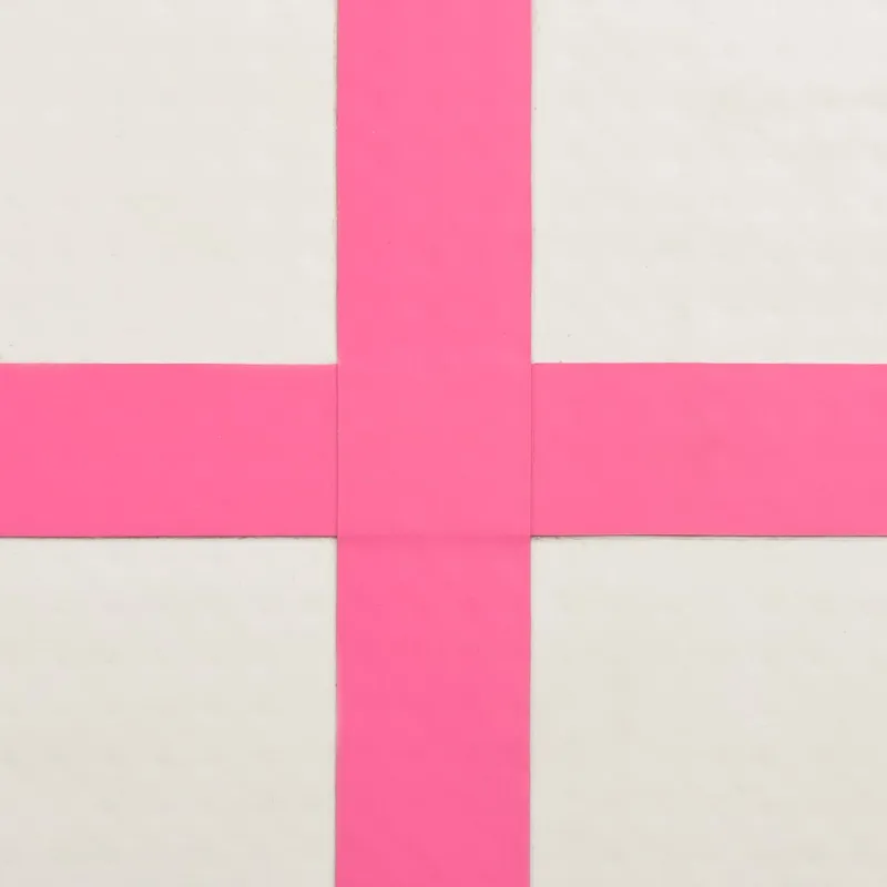 Pripučiamas gimnastikos kilimėlis, rožinis, 200x200x10cm, PVC