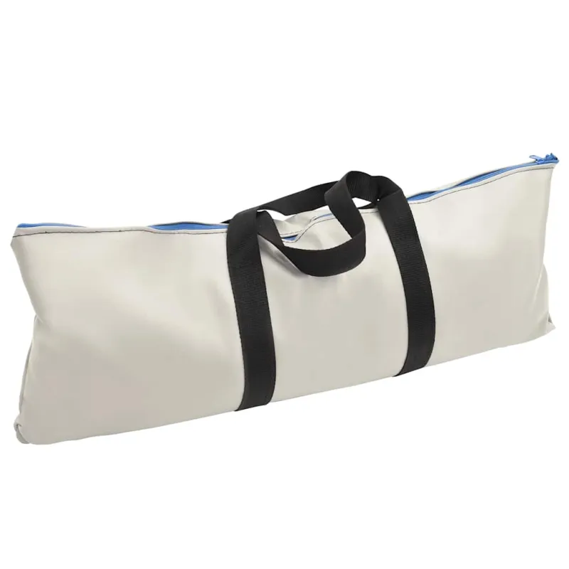 Gimnastikos kilimėlis su pompa, mėlynas, 100x100x20cm, PVC