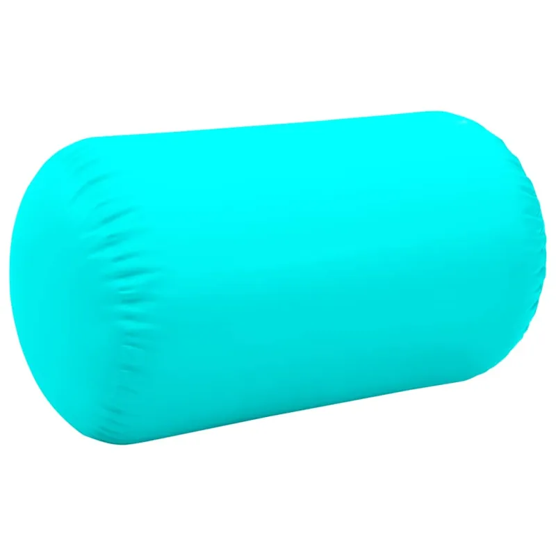 Gimnastikos ritinys su pompa, žalias, 100x60cm, PVC