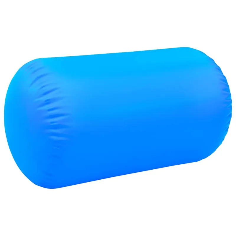 Gimnastikos ritinys su pompa, mėlynas, 100x60cm, PVC