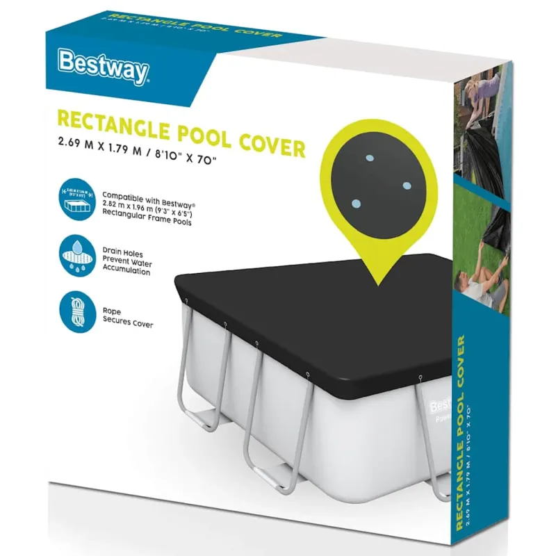 Bestway Flowclear Baseino uždangalas, 269x179cm