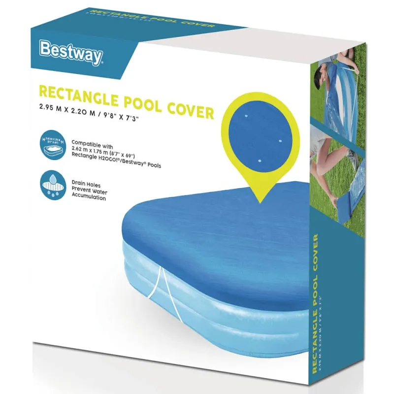 Bestway Flowclear Baseino uždangalas, 262x175x51cm