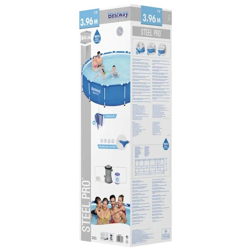 Bestway Steel Pro Karkasinis baseinas, 396x84cm