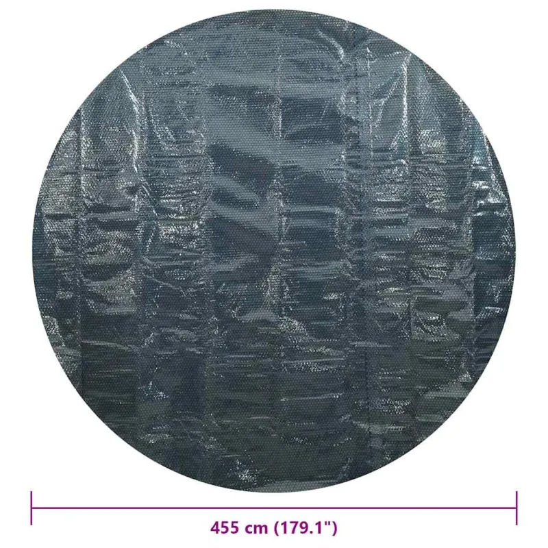 Saulę sugerianti baseino plėvelė, juoda/mėlyna, 455cm, PE