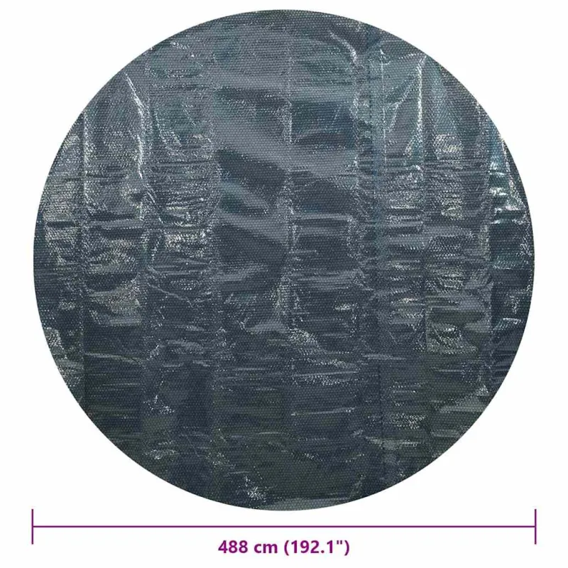 Saulę sugerianti baseino plėvelė, juoda/mėlyna, 488cm, PE