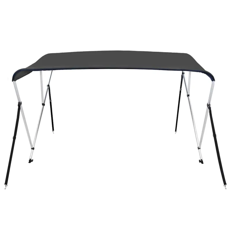 Bimini viršaus stogelis, antracito, 183x140x137cm, 3 lankai