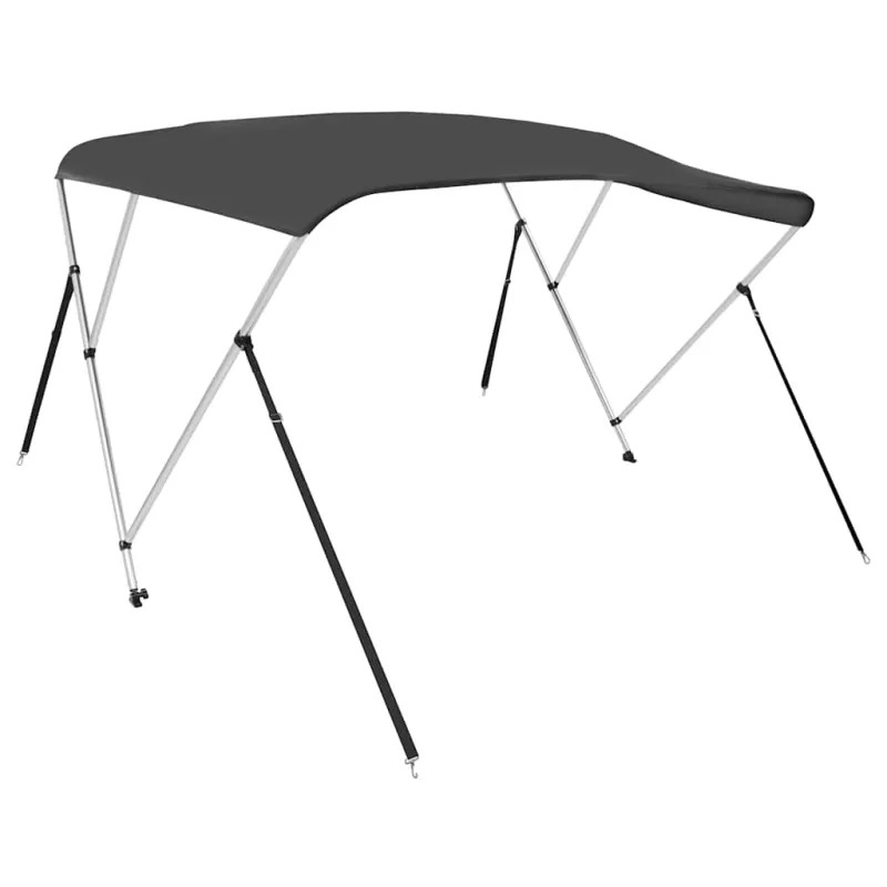 Bimini viršaus stogelis, antracito, 183x140x137cm, 3 lankai