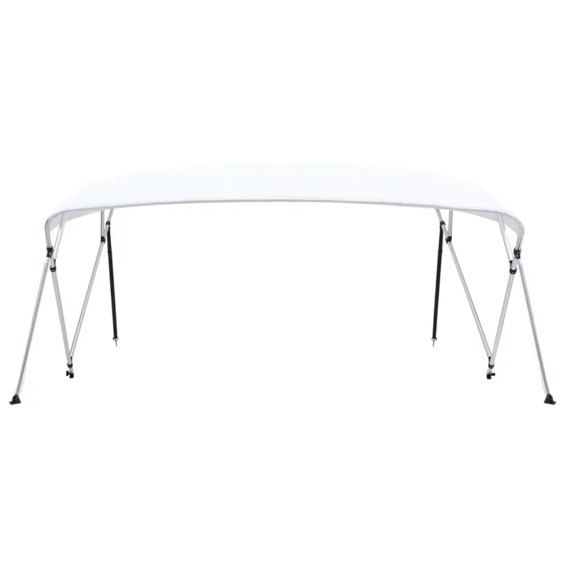 Bimini viršaus stogelis, baltas, 243x(230-244)x137cm, 4 lankai