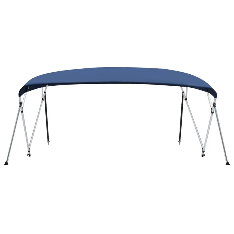 Bimini viršaus stogelis, mėlynas, 243x(230-244)x137cm, 4 lankai
