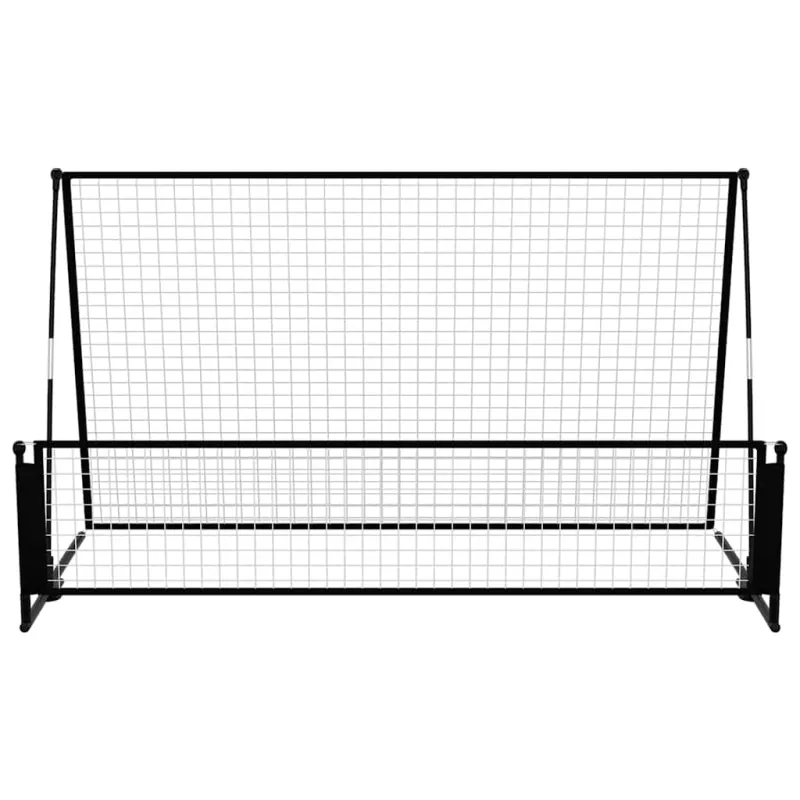 2-1 Futbolo vartai su atmušimo sienele, 202x104x120cm, plienas