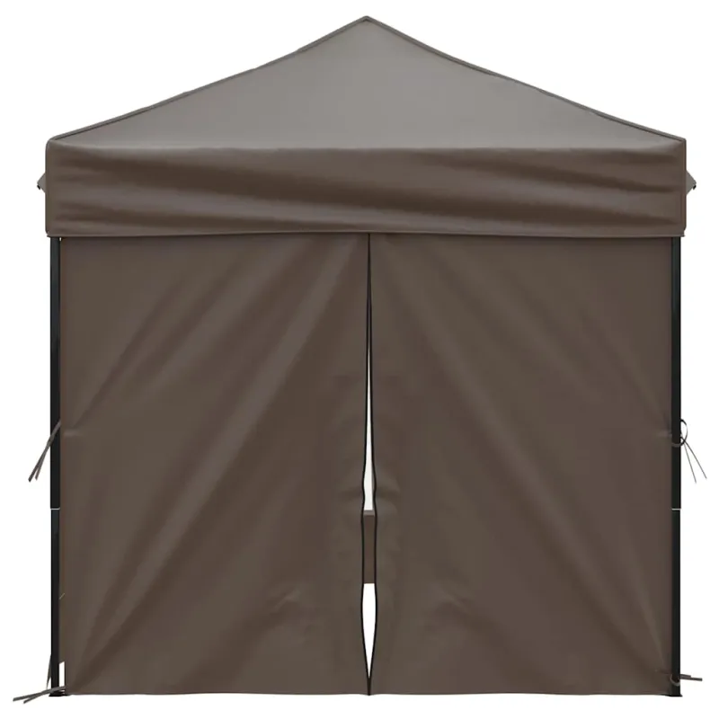 Proginė palapinė su šoninėmis sienomis, taupe, 2x2m