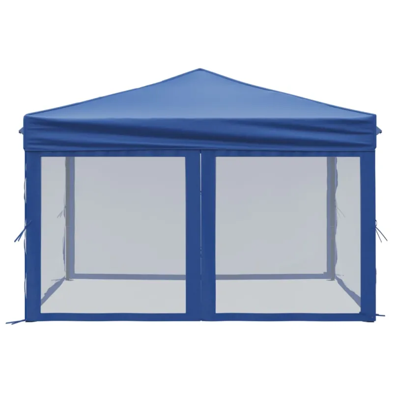 Proginė palapinė su šoninėmis sienomis, mėlyna, 3x3m