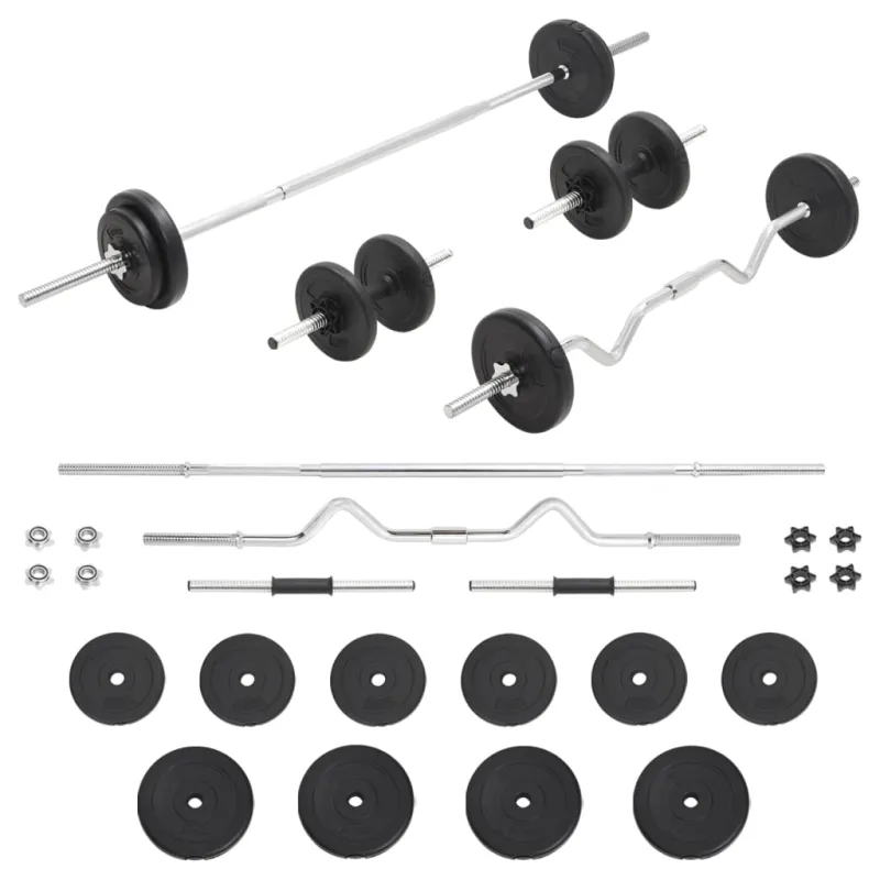 Štangos ir svarmenų rinkinys, 30 kg