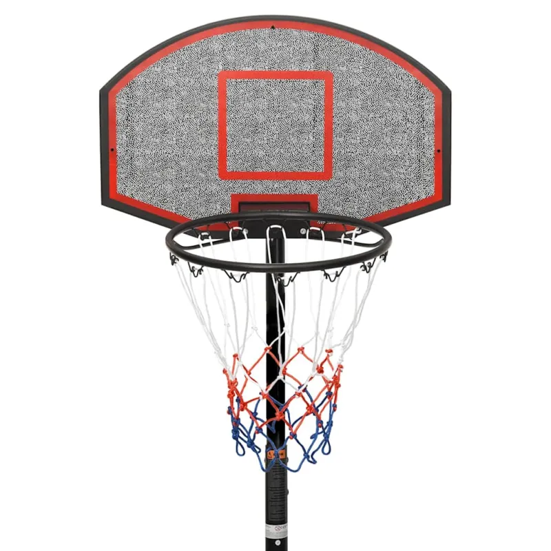 Krepšinio stovas, juodos spalvos, 216–250cm, polietilenas
