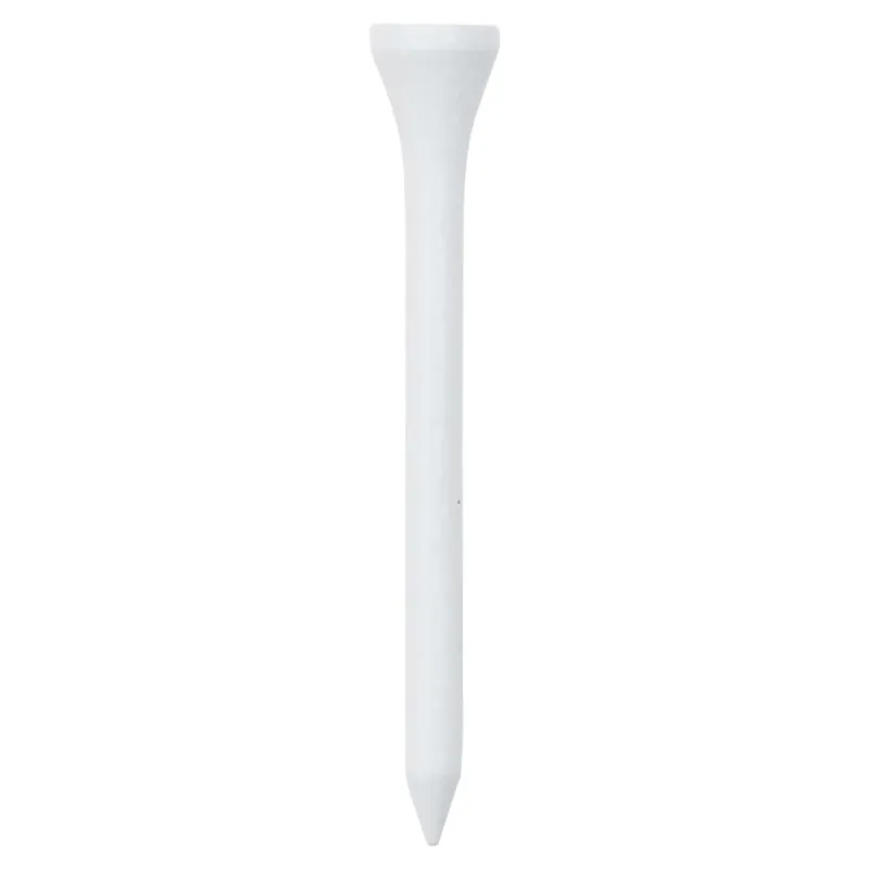 Golfo kamuoliukų laikikliai, 1000vnt., baltas, 83mm, bambukas