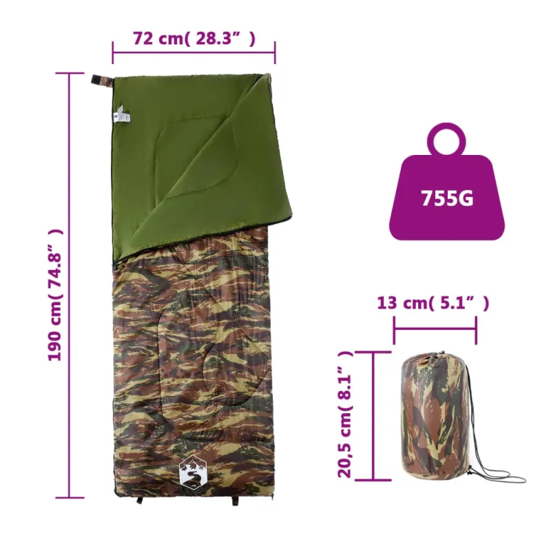 Miegmaišis suaugusiems stovyklavimui, 3 sezonams