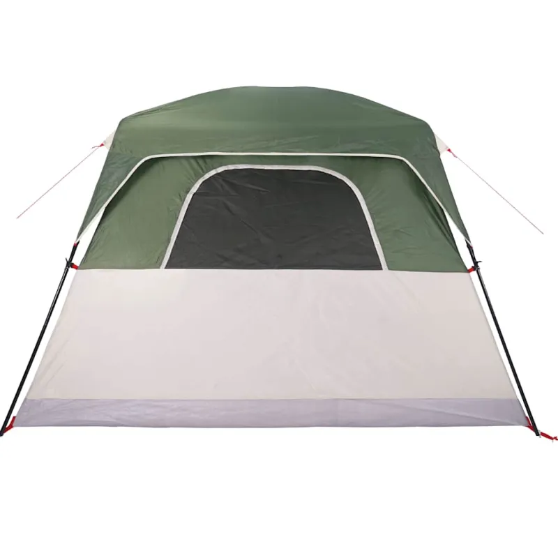 Šeimos palapinė, žalia, šešiavietė, atspari vandeniui