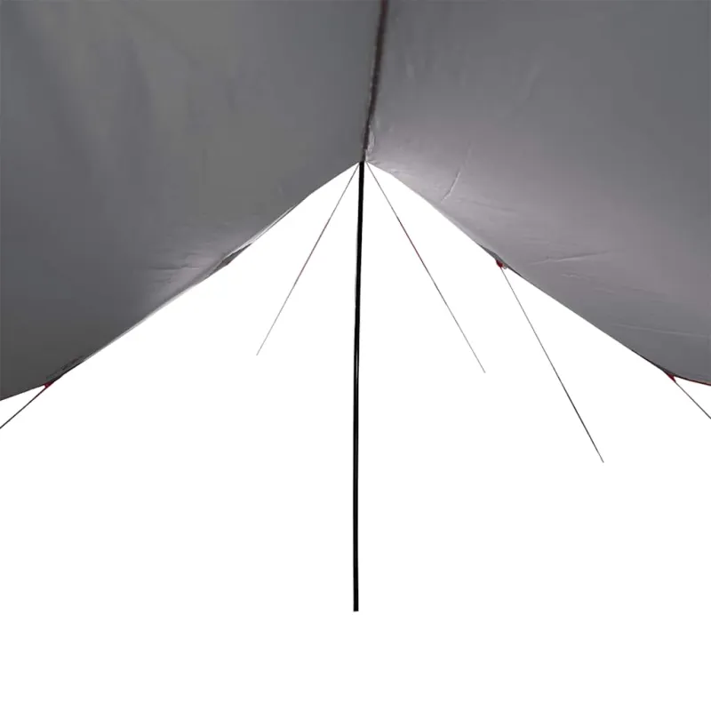 Stovyklavimo tentas, pilkas ir oranžinės, 460x305x210 cm