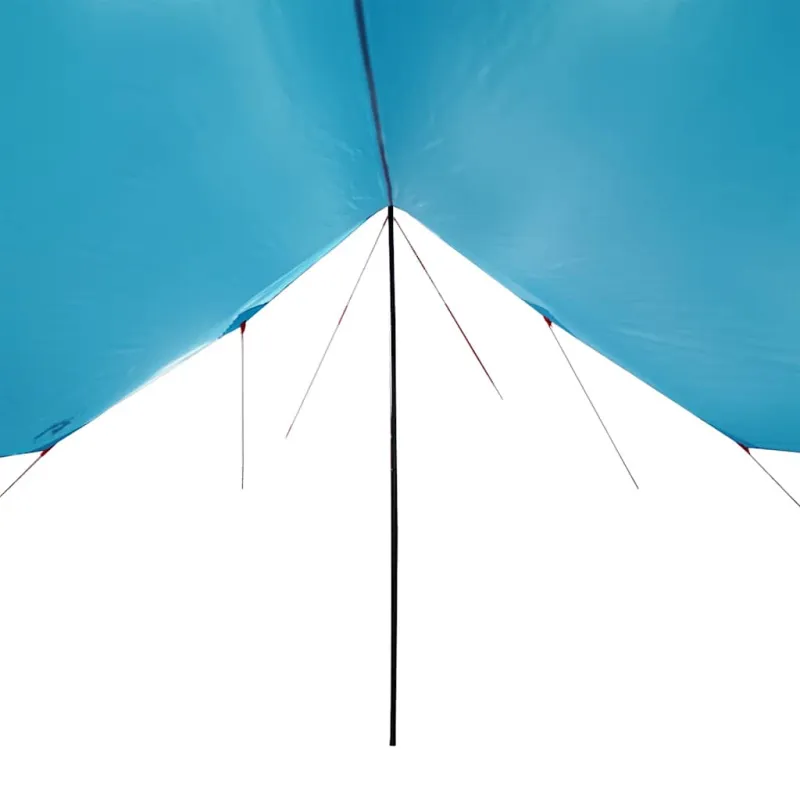 Stovyklavimo tentas, mėlynas, 460x305x210cm, atsparus vandeniui