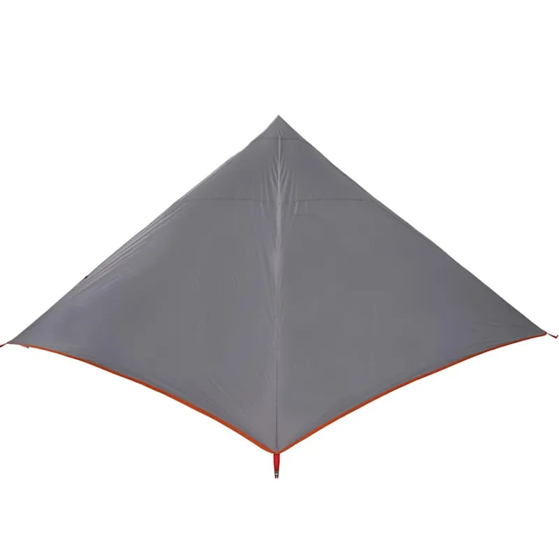 Šeimos palapinė, pilka ir oranžinė, septynvietė, tipi