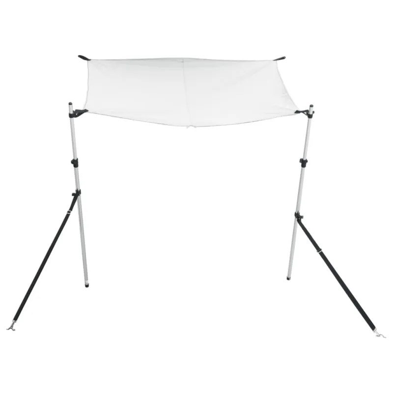 T tipo uždangos prailginimas, baltas, 170x170x(115-183)cm