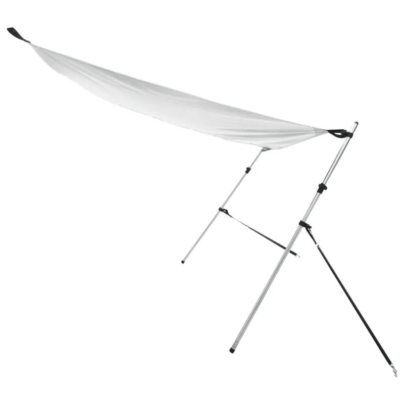 T tipo uždangos prailginimas, baltas, 170x170x(115-183)cm