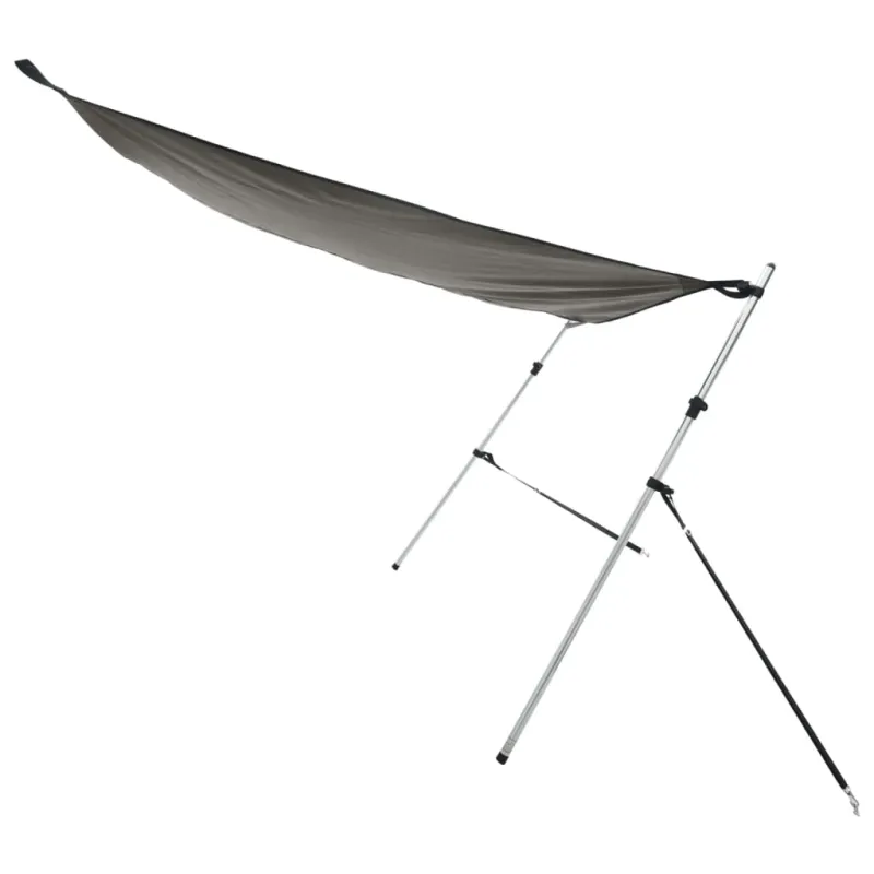T tipo uždangos prailginimas, antracito, 170x170x(115-183)cm
