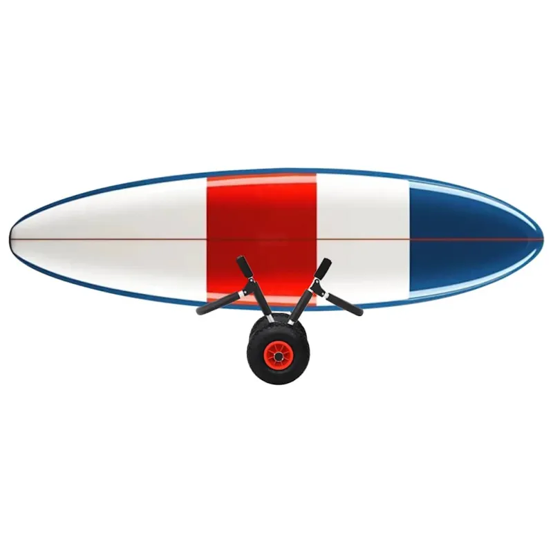 SUP vežimėlis banglentei, aliuminis, sulankstomas, 45 kg