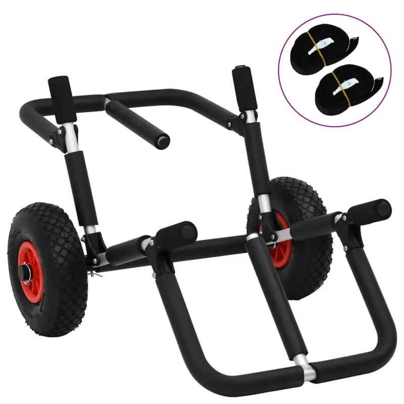 SUP vežimėlis 2 banglentėms, aliuminis, sulankstomas, 90 kg